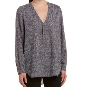 Joie Midnight Daisy Print Blouse Size XS